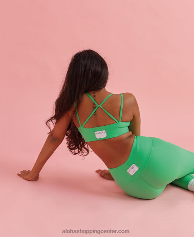 prečrtan hrbet - vrh zelenega ekonila ženske Alohas 0D4R8657