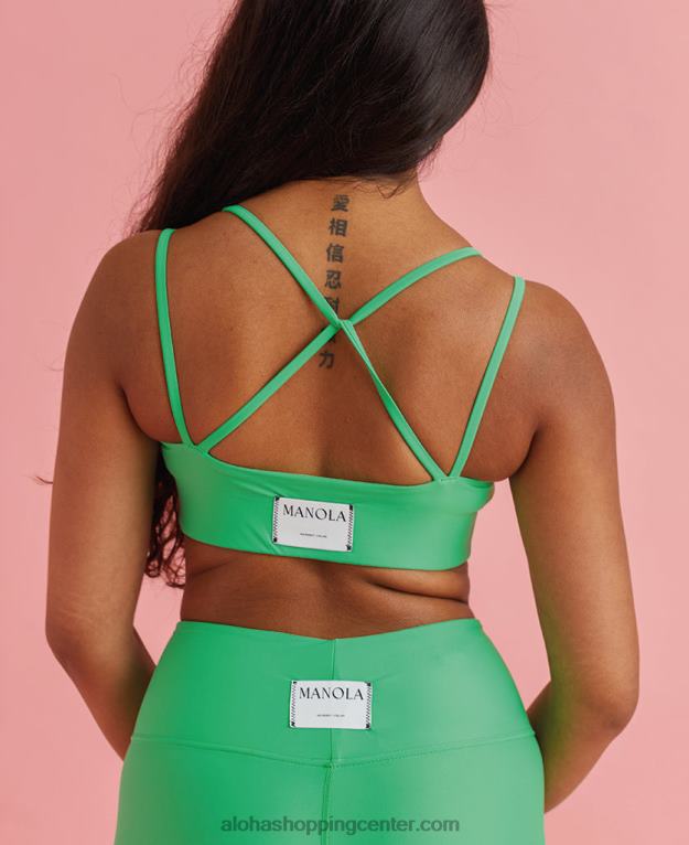 prečrtan hrbet - vrh zelenega ekonila ženske Alohas 0D4R8657