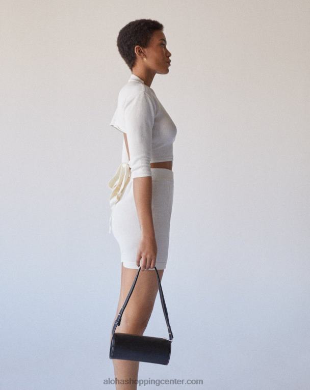 prostorne - bele pletene kratke hlače ženske Alohas 0D4R8858