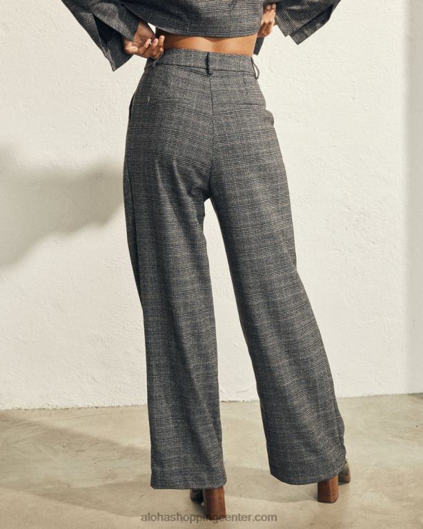 protagonist - hlače s karirastim potiskom ženske Alohas 0D4R8735