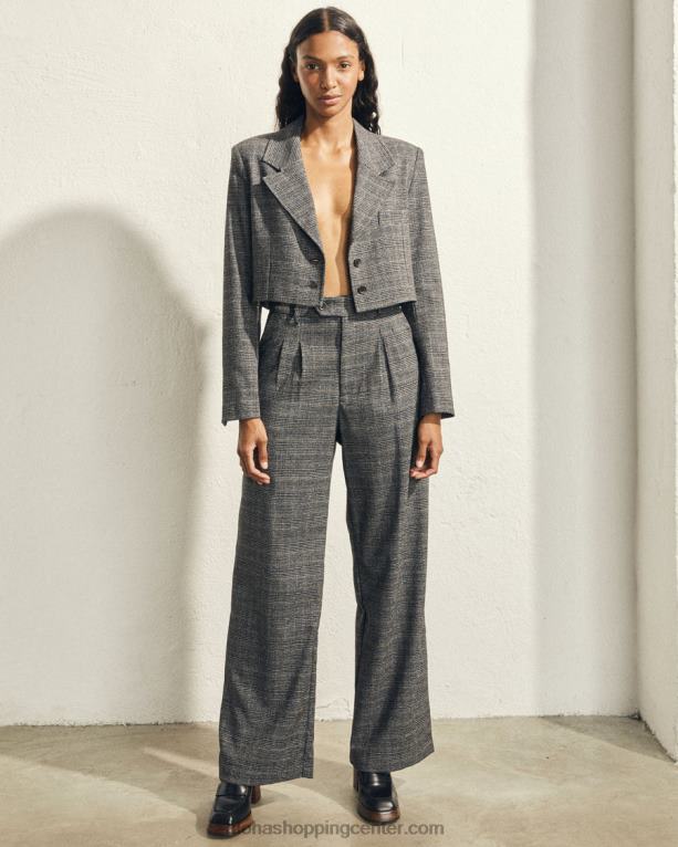 protagonist - hlače s karirastim potiskom ženske Alohas 0D4R8735