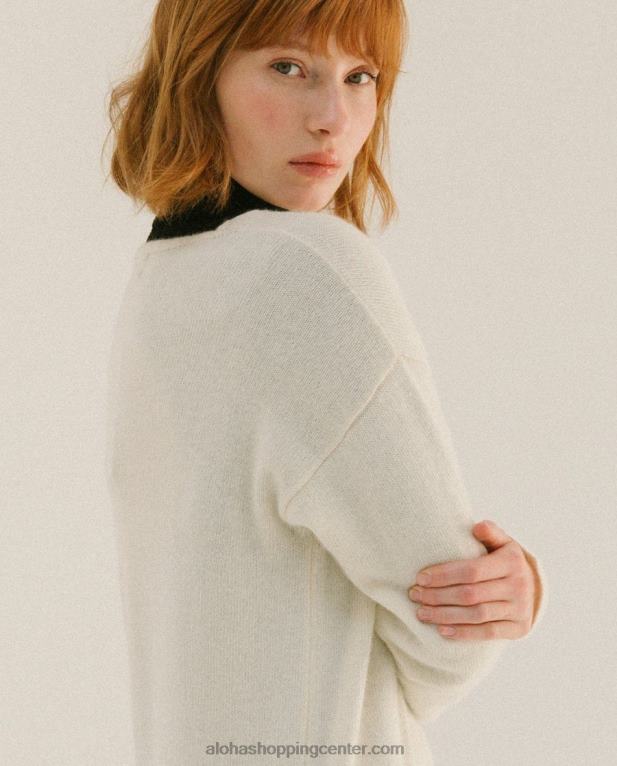 pursuit - bela pletena jopica ženske Alohas 0D4R8716