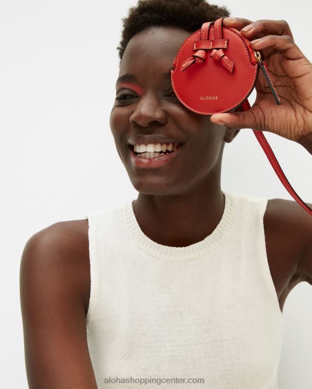 q - oranžna mini torbica ženske Alohas 0D4R81214