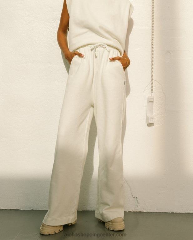 ristretto - bele bombažne hlače ženske Alohas 0D4R8795