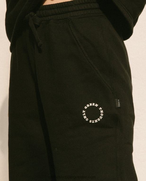 ristretto - črne bombažne hlače ženske Alohas 0D4R8796