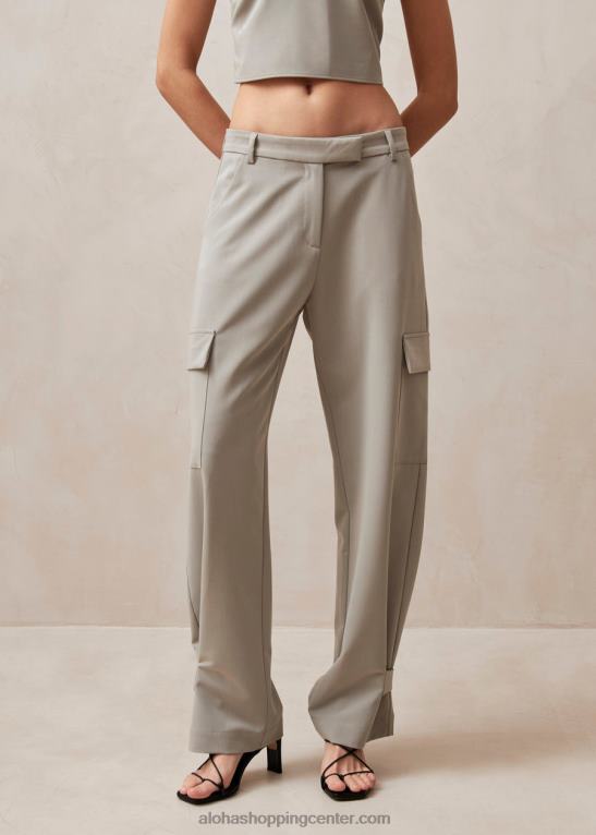 rita - sive cargo hlače ženske Alohas 0D4R8609