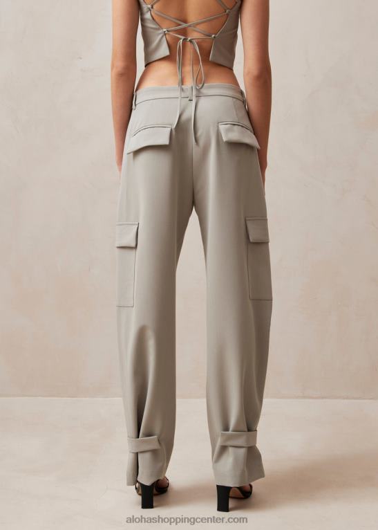 rita - sive cargo hlače ženske Alohas 0D4R8609