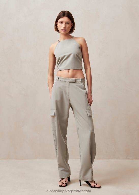 rita - sive cargo hlače ženske Alohas 0D4R8609