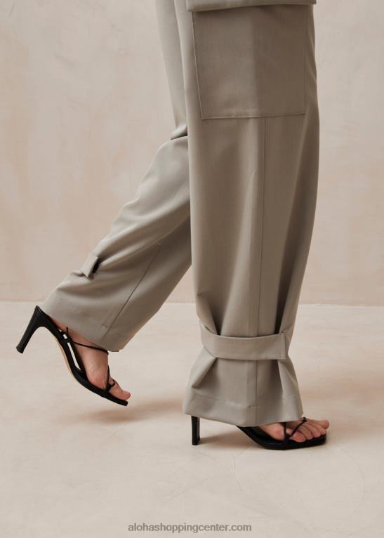 rita - sive cargo hlače ženske Alohas 0D4R8609