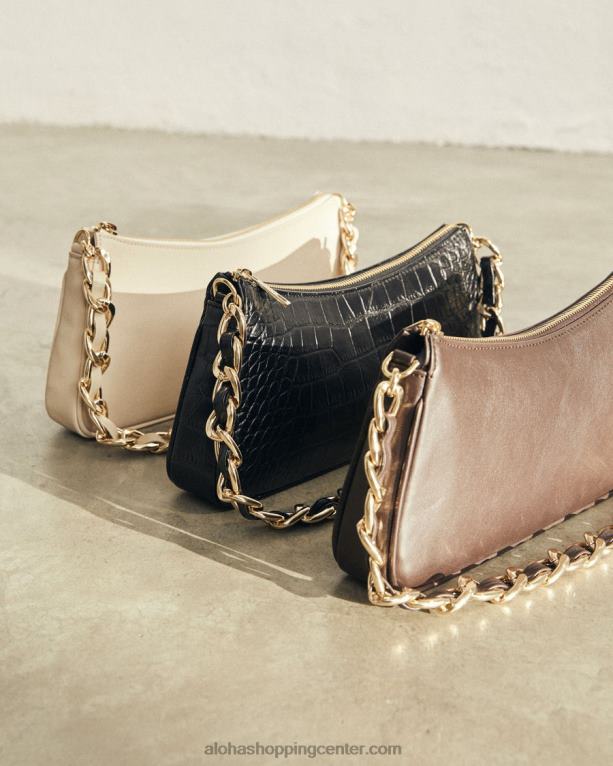 s - bela usnjena torbica ženske Alohas 0D4R81162