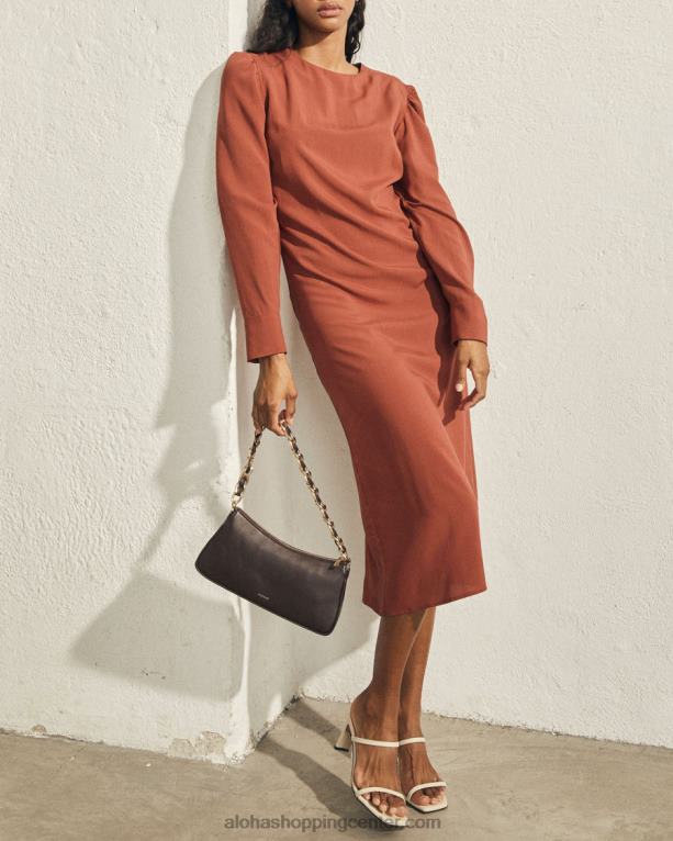 s - rjava usnjena torbica ženske Alohas 0D4R81160