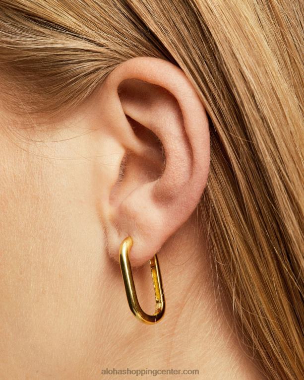 sagitta - zlati uhani ženske Alohas 0D4R81030