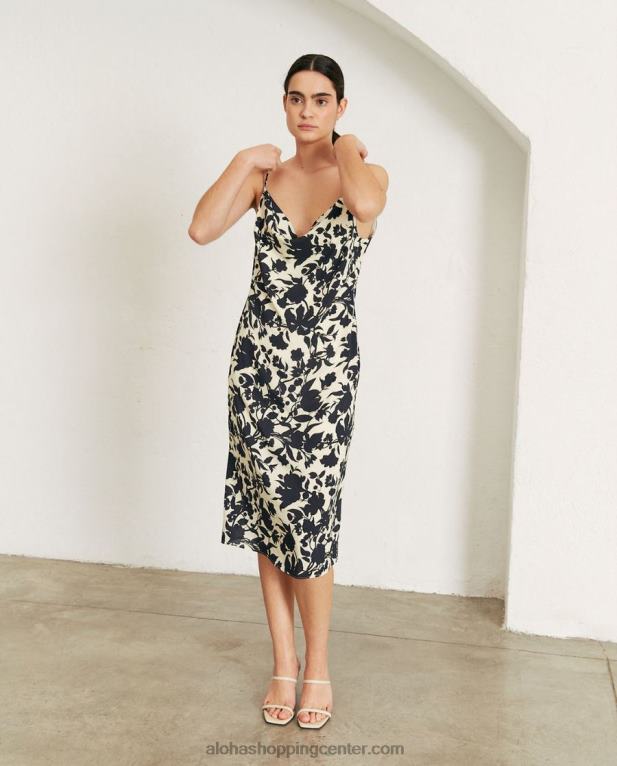 sauvage - črno-bela obleka ženske Alohas 0D4R8704