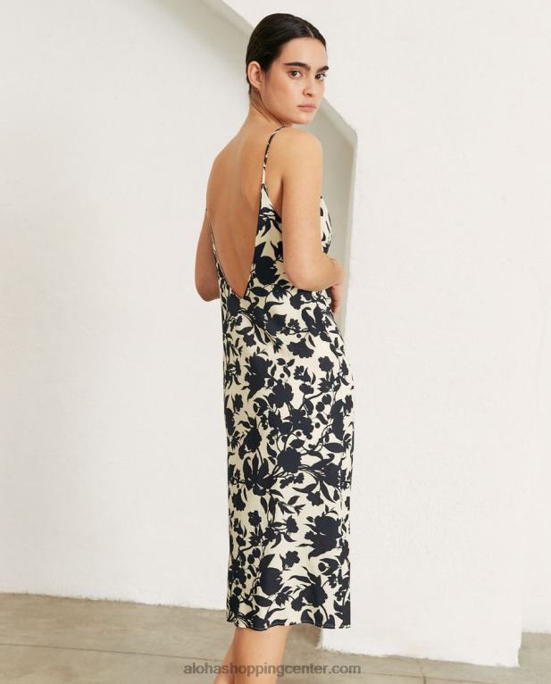 sauvage - črno-bela obleka ženske Alohas 0D4R8704