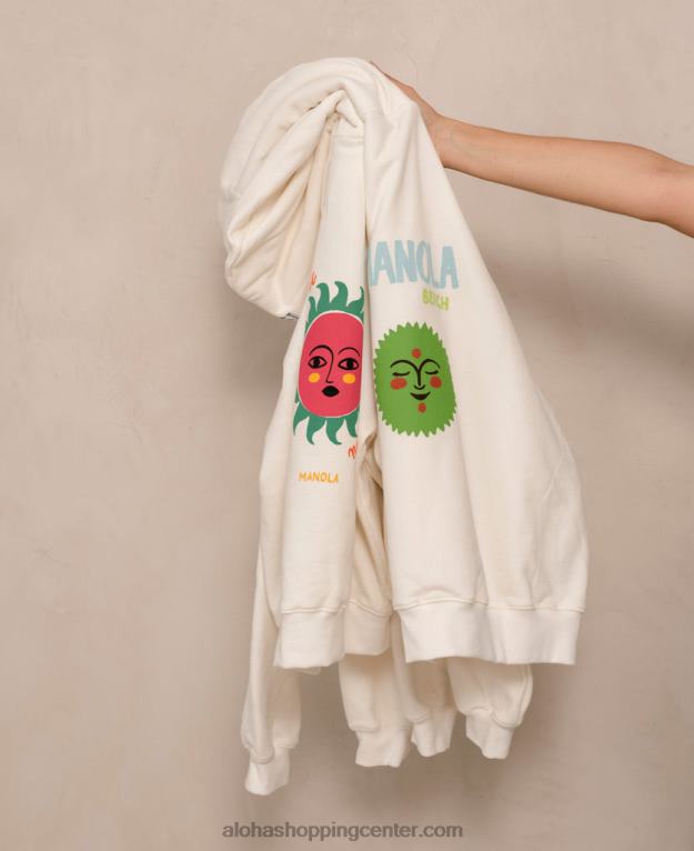 self love by belen - bel bombažni pulover ženske Alohas 0D4R8981