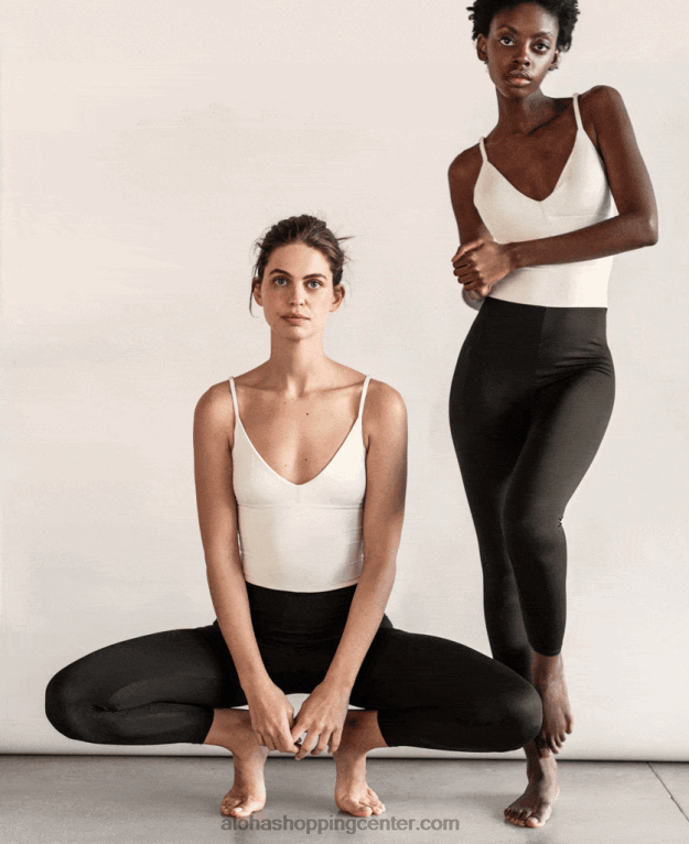 sirenita - črno-beli bodi iz ekonila ženske Alohas 0D4R8798