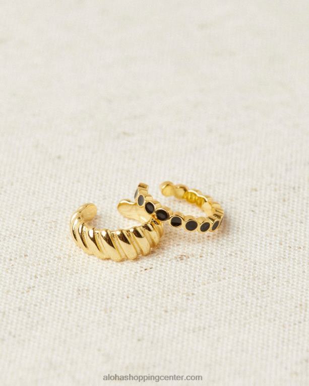 slika - zlata ušesna manšeta ženske Alohas 0D4R81187