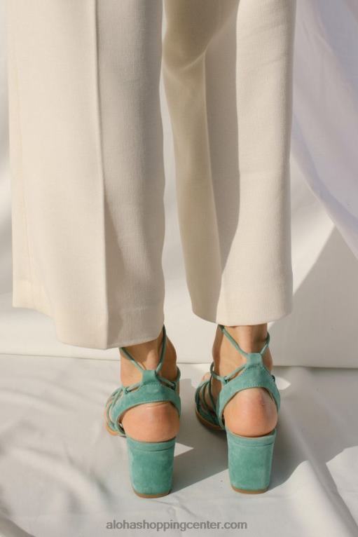 sophie - modri sandali iz semiša ženske Alohas 0D4R8176