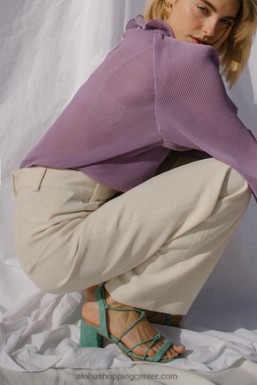 sophie - modri sandali iz semiša ženske Alohas 0D4R8176