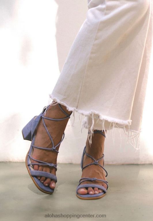 sophie - vijolični sandali iz semiša ženske Alohas 0D4R8175