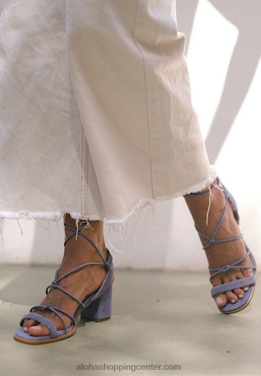 sophie - vijolični sandali iz semiša ženske Alohas 0D4R8175