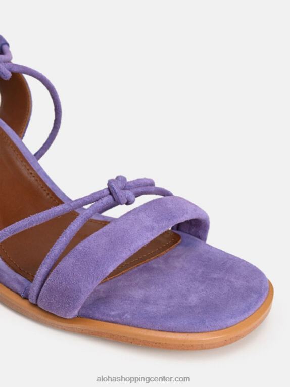 sophie - vijolični sandali iz semiša ženske Alohas 0D4R8175
