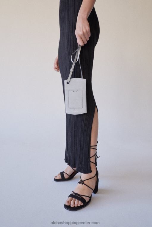 sophie - črni sandali iz semiša ženske Alohas 0D4R8174