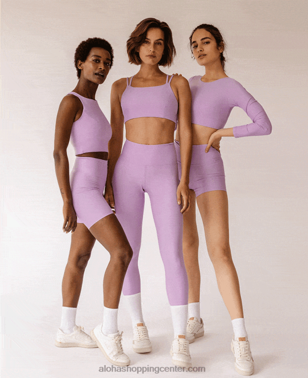 sredica - svetlo vijoličen econyl vrh ženske Alohas 0D4R8761