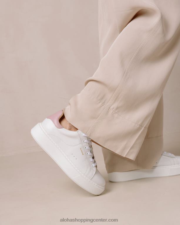 tb65 - bele in vijolične usnjene superge ženske Alohas 0D4R893