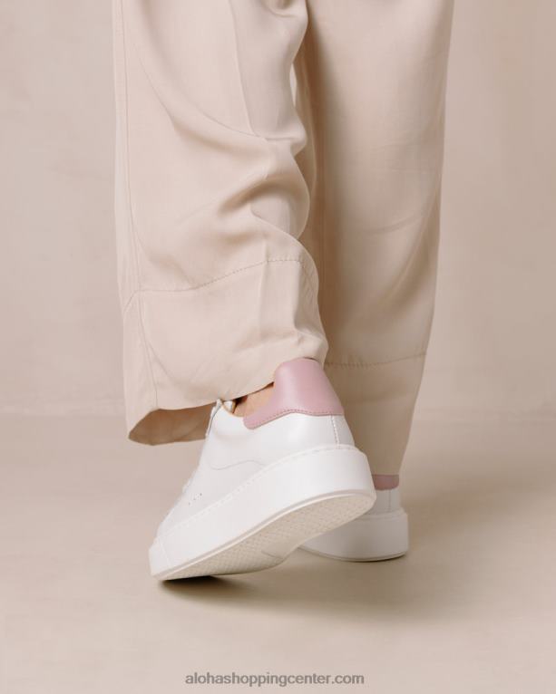 tb65 - bele in vijolične usnjene superge ženske Alohas 0D4R893