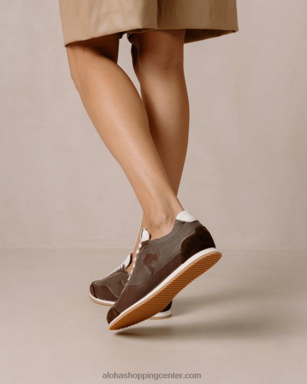 tb70 - rjave usnjene superge ženske Alohas 0D4R8401