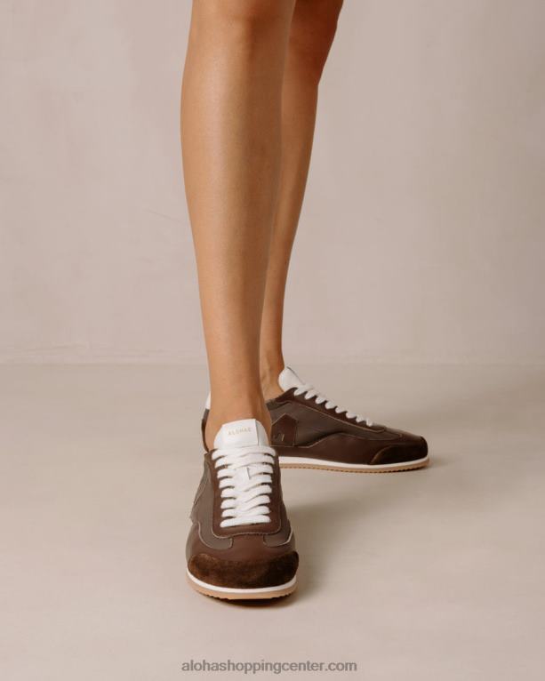 tb70 - rjave usnjene superge ženske Alohas 0D4R8401