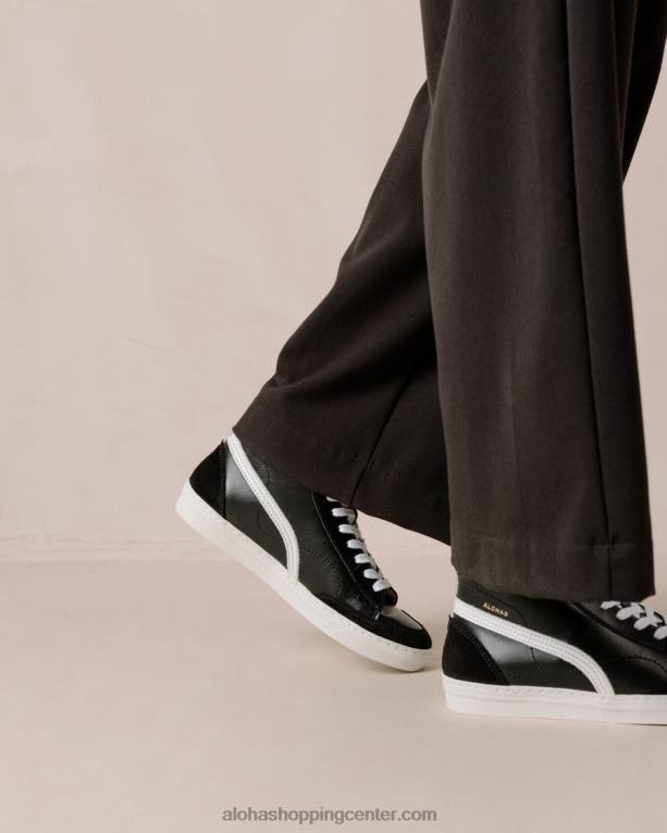 tb73 - črne usnjene superge ženske Alohas 0D4R8569