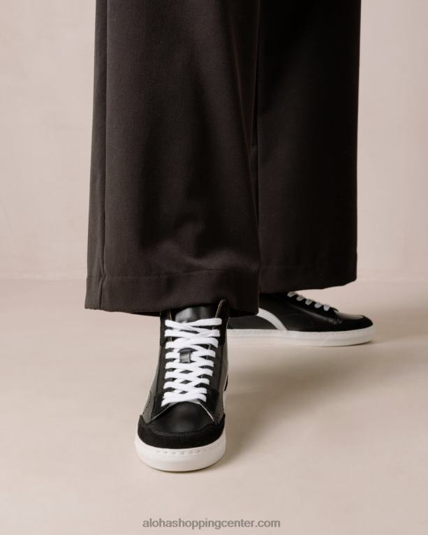 tb73 - črne usnjene superge ženske Alohas 0D4R8569