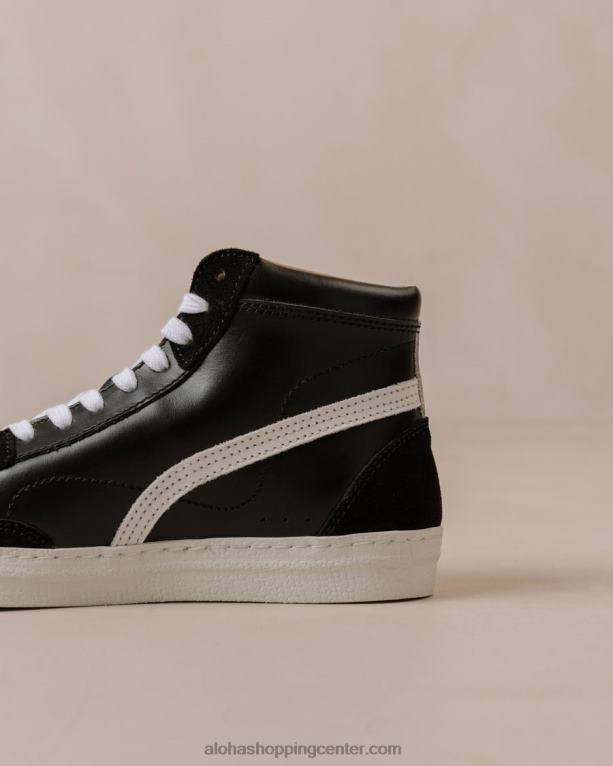 tb73 - črne usnjene superge ženske Alohas 0D4R8569