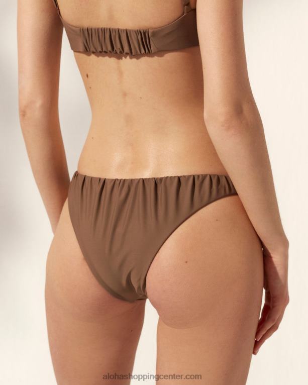 the curve - rjav bikini iz recikliranega najlona ženske Alohas 0D4R8955