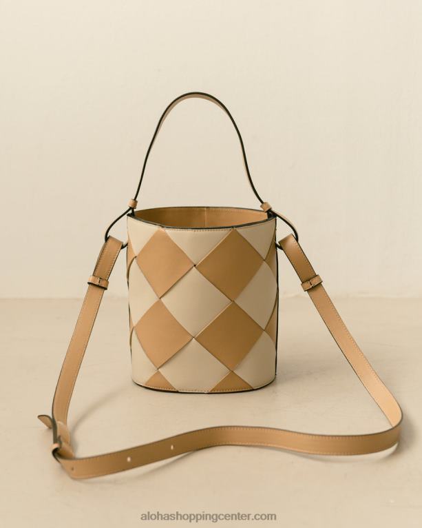 the u venti scacchi - bela in bež usnjena torbica ženske Alohas 0D4R81153