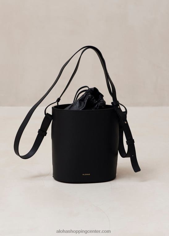 the u venti scacchi - črno-rjava usnjena torbica ženske Alohas 0D4R81152