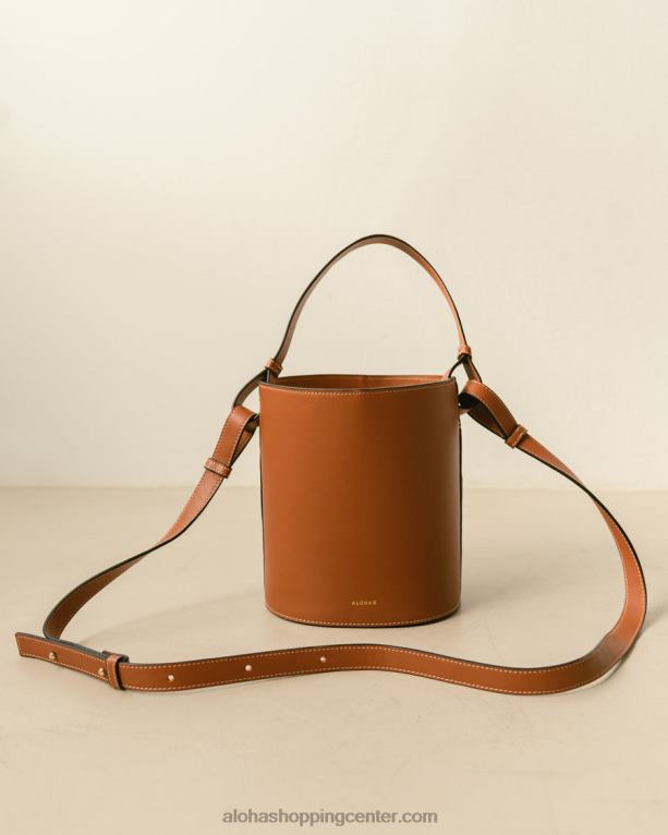 the u venti waffle - rjava usnjena torbica ženske Alohas 0D4R81154