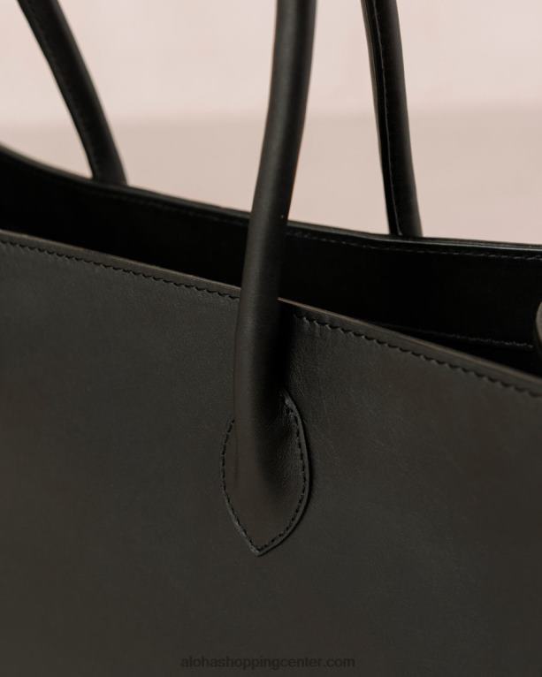 the w scacchi - črna večbarvna usnjena torba ženske Alohas 0D4R81050