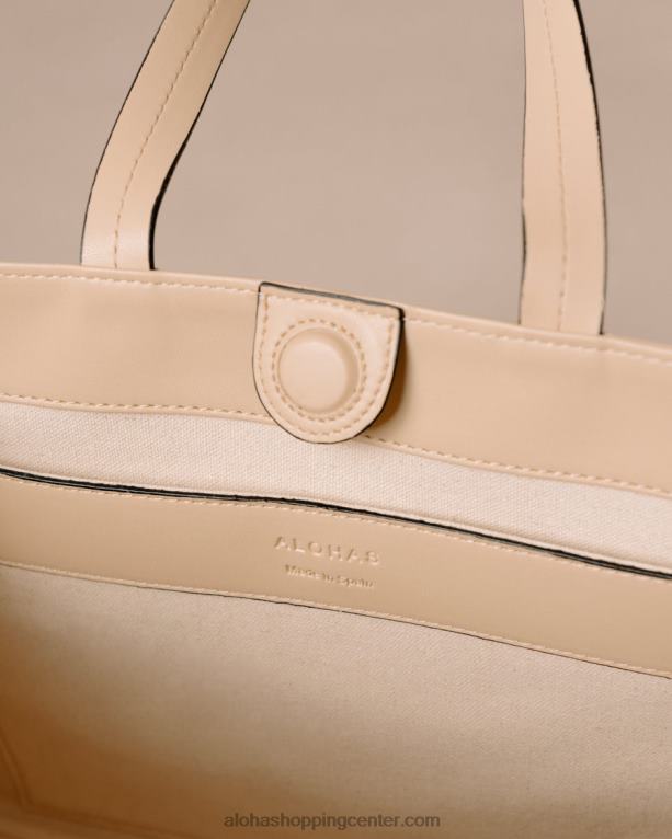 the z corn - bela veganska usnjena torbica ženske Alohas 0D4R81034