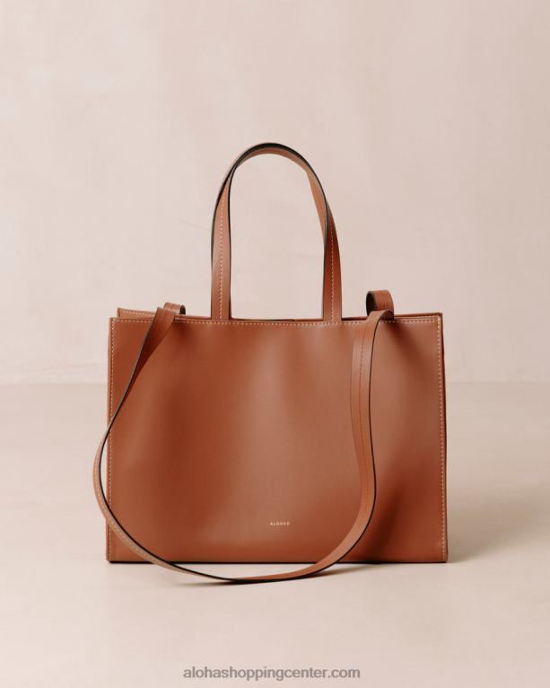 the z corn - rjava veganska usnjena torbica ženske Alohas 0D4R81032