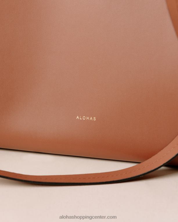 the z corn - rjava veganska usnjena torbica ženske Alohas 0D4R81032