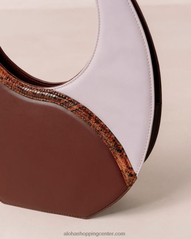 torbica o venti indo - rjava in slezasta usnja ženske Alohas 0D4R81038