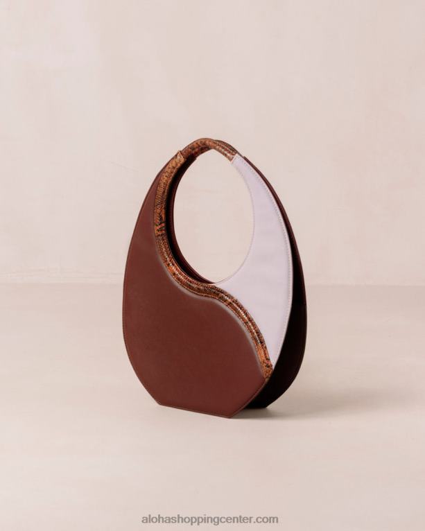 torbica o venti indo - rjava in slezasta usnja ženske Alohas 0D4R81038