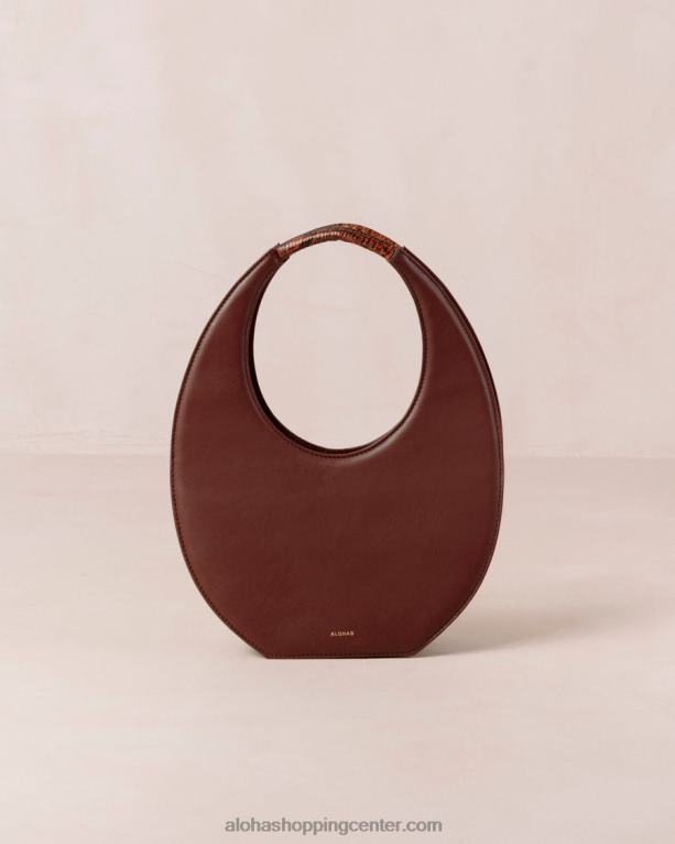 torbica o venti indo - rjava in slezasta usnja ženske Alohas 0D4R81038