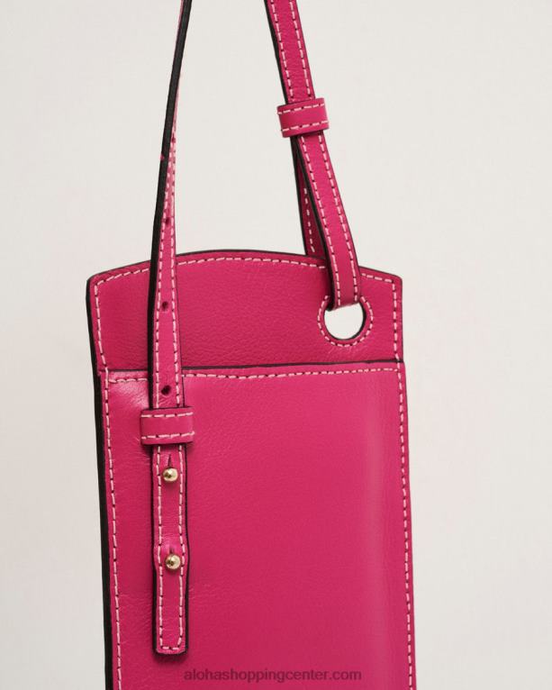 torbica za telefon - roza usnjena torbica ženske Alohas 0D4R81130