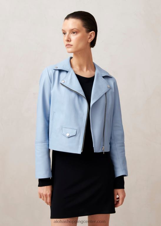 tours - modra usnjena jakna ženske Alohas 0D4R81024