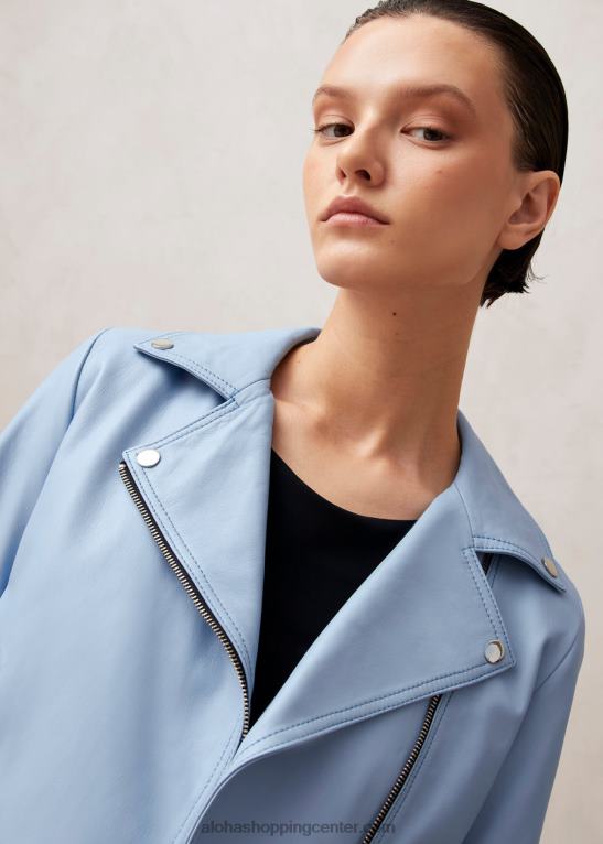 tours - modra usnjena jakna ženske Alohas 0D4R81024