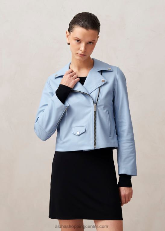 tours - modra usnjena jakna ženske Alohas 0D4R81024